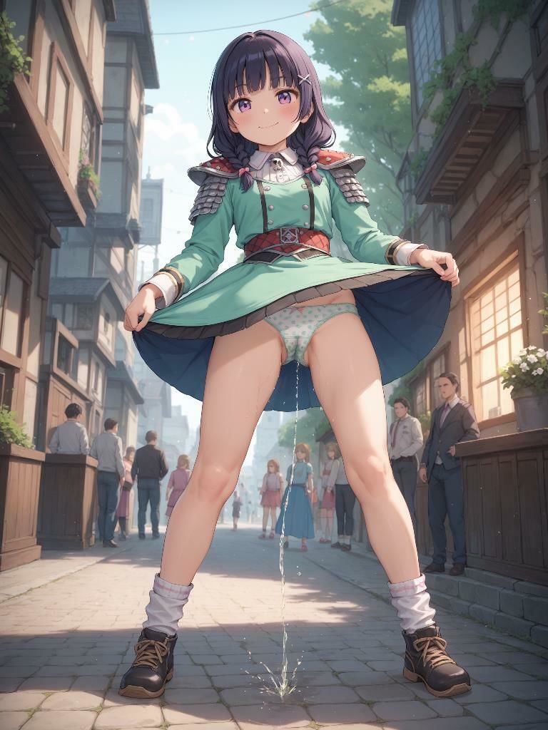 かわいい女の子がパンツをはいたままおしっこをおもらししている画像集2 画像6