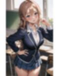 AIイラストCG集18  制服姿のアスナ 画像1