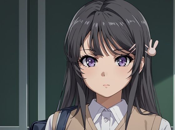 サンプル画像1:青春ブタ野郎は桜島〇衣とイチャラブエッチな夢を見る(アニオタマン) [d_486212]