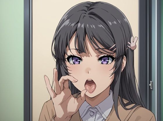 サンプル画像2:青春ブタ野郎は桜島〇衣とイチャラブエッチな夢を見る(アニオタマン) [d_486212]