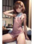 御坂〇琴  裸エプロン 画像3