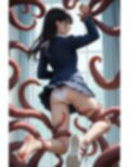 黒髪JK触手襲撃パンチラ画像集 画像6