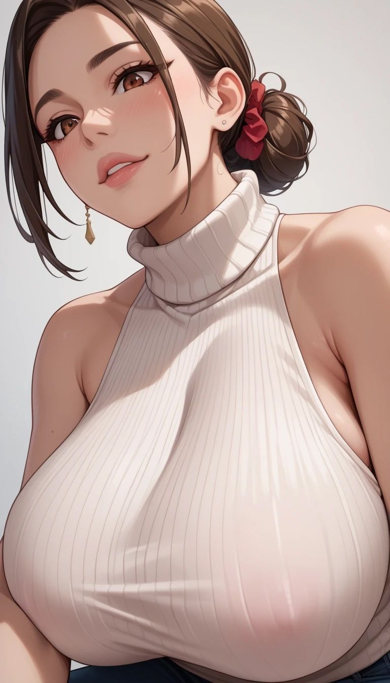 巨乳美女【妄想イラスト美女図鑑vol.148】_6