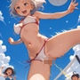 お漏らしビーチバレー放尿ハミ毛ハミマン