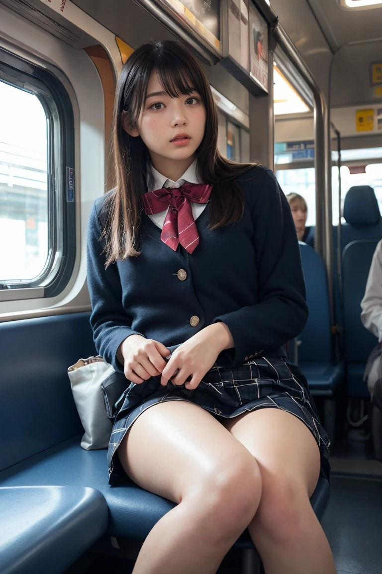 電車での誘惑 〜大胆な彼女 画像2