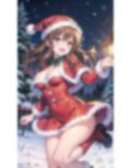 茶髪天然美女クリスマス 画像3