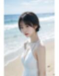 黒髪アイドルと水着デート 画像4
