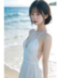 黒髪アイドルと水着デート 画像7