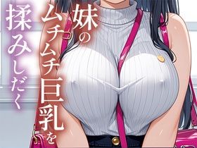 妹のムチムチ巨乳を揉みしだく 画像1