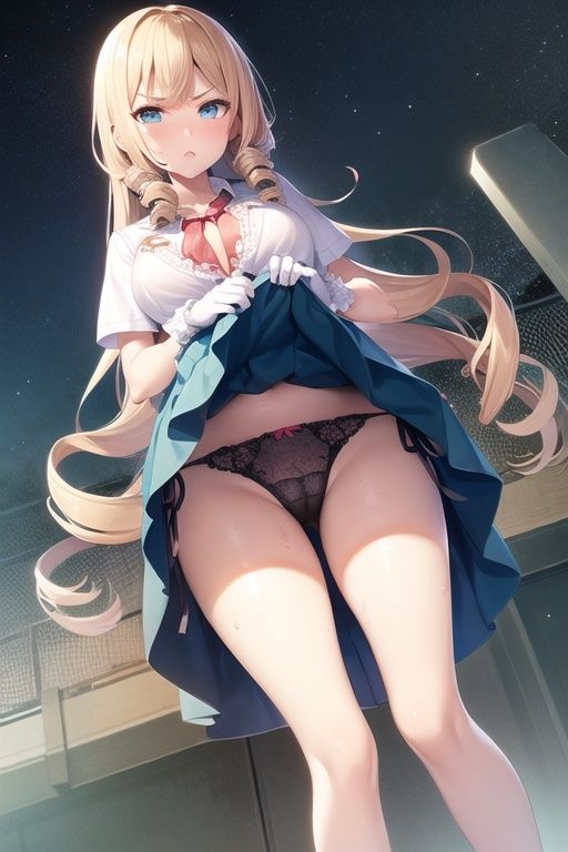 嫌な顔してパンツ見せてくる女の子〜ギャル編〜9