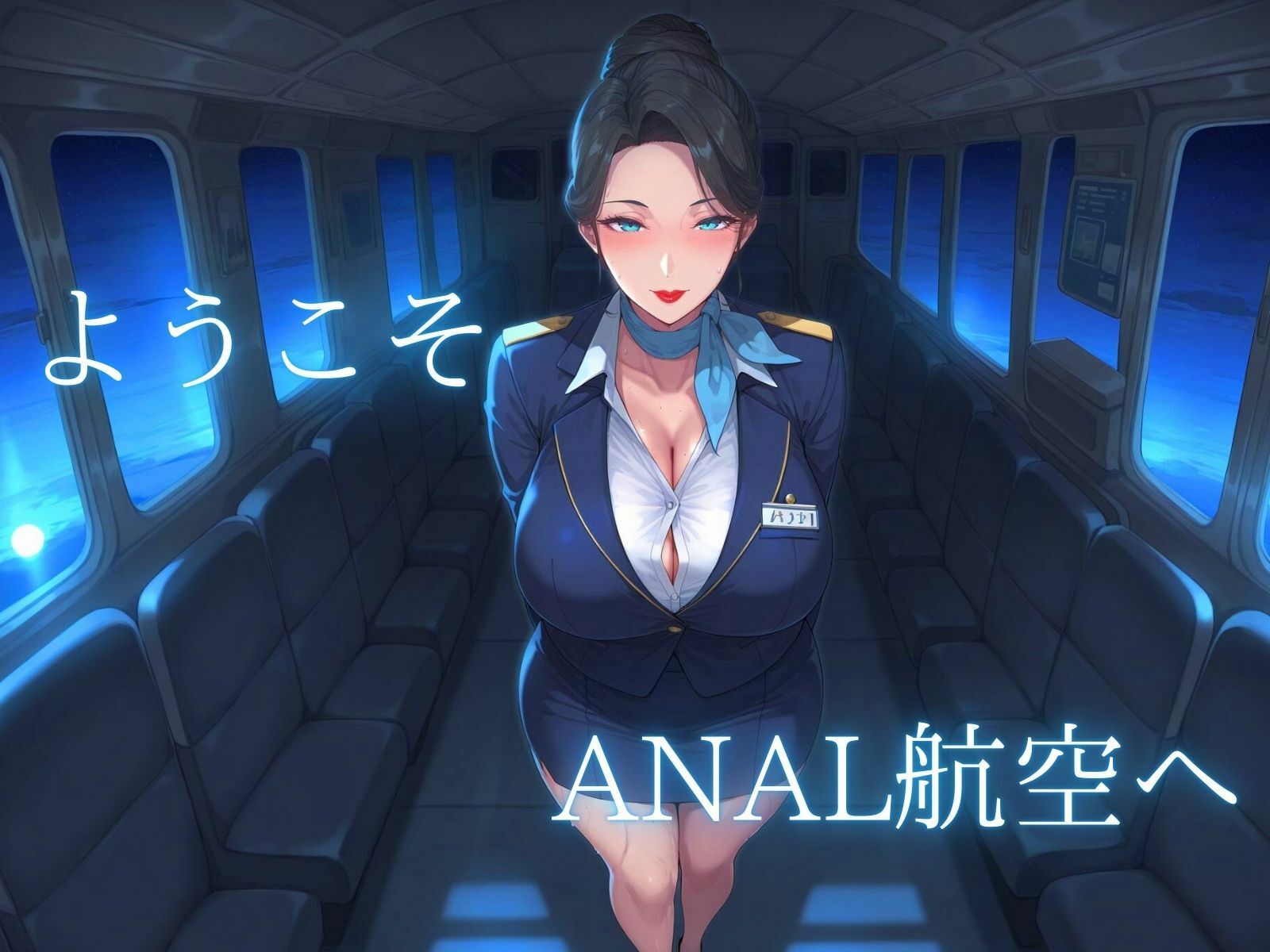 ANALファーストクラス  お空でビンビン極上ルームサービス_1