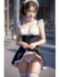 メイドの路地裏パンツ見せパンチラ画像集 画像4