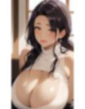 ぶっかけ爆乳美女【妄想イラスト美女図鑑vol.150】 画像4