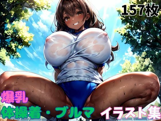 爆乳体操着・ブルマイラスト集_1