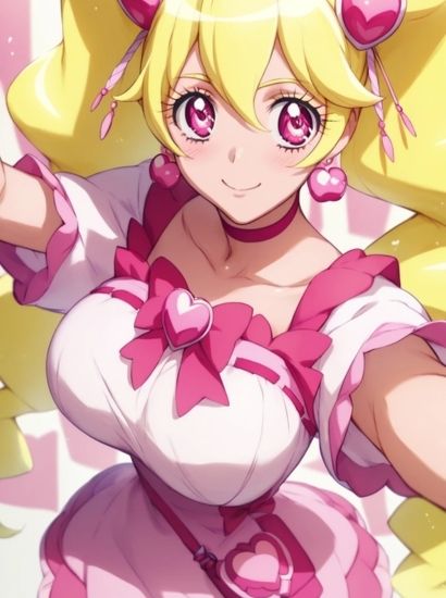 フレッシュプリキュアのキュアピーチから送られてきた自撮り写真1