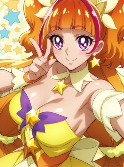 GO！プリンセスプリキュアのキュアトゥインクルから送られてきた自撮り写真 画像1