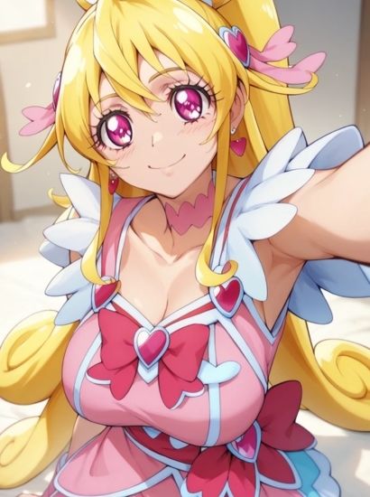 ドキドキプリキュアのキュアハートから送られてきた自撮り写真2 画像1