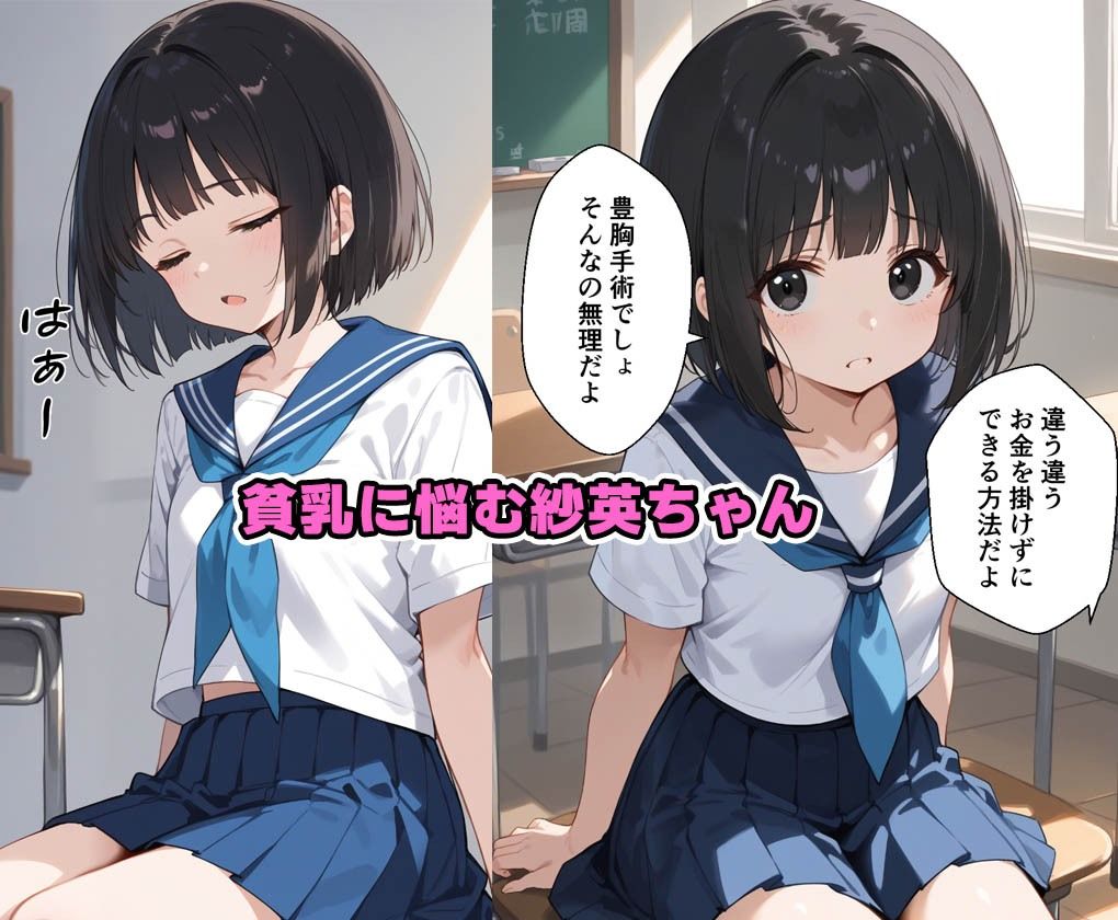 貧乳に悩む女の子に豊胸マッサージをしてあげたついでに中出しした話_2