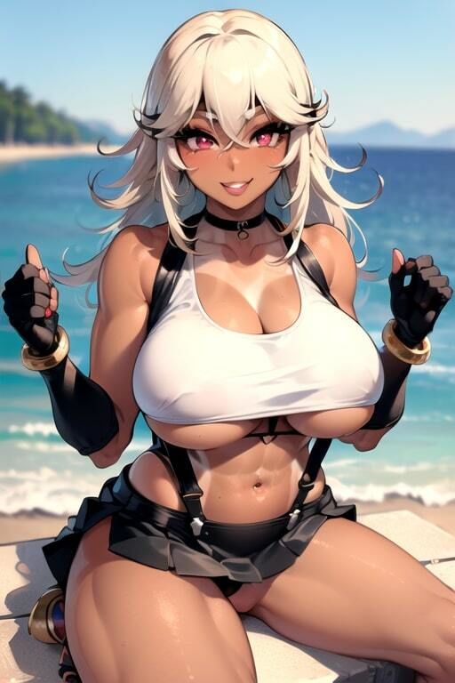 AIグラビアCG集 爆乳ギャルティファ 画像1