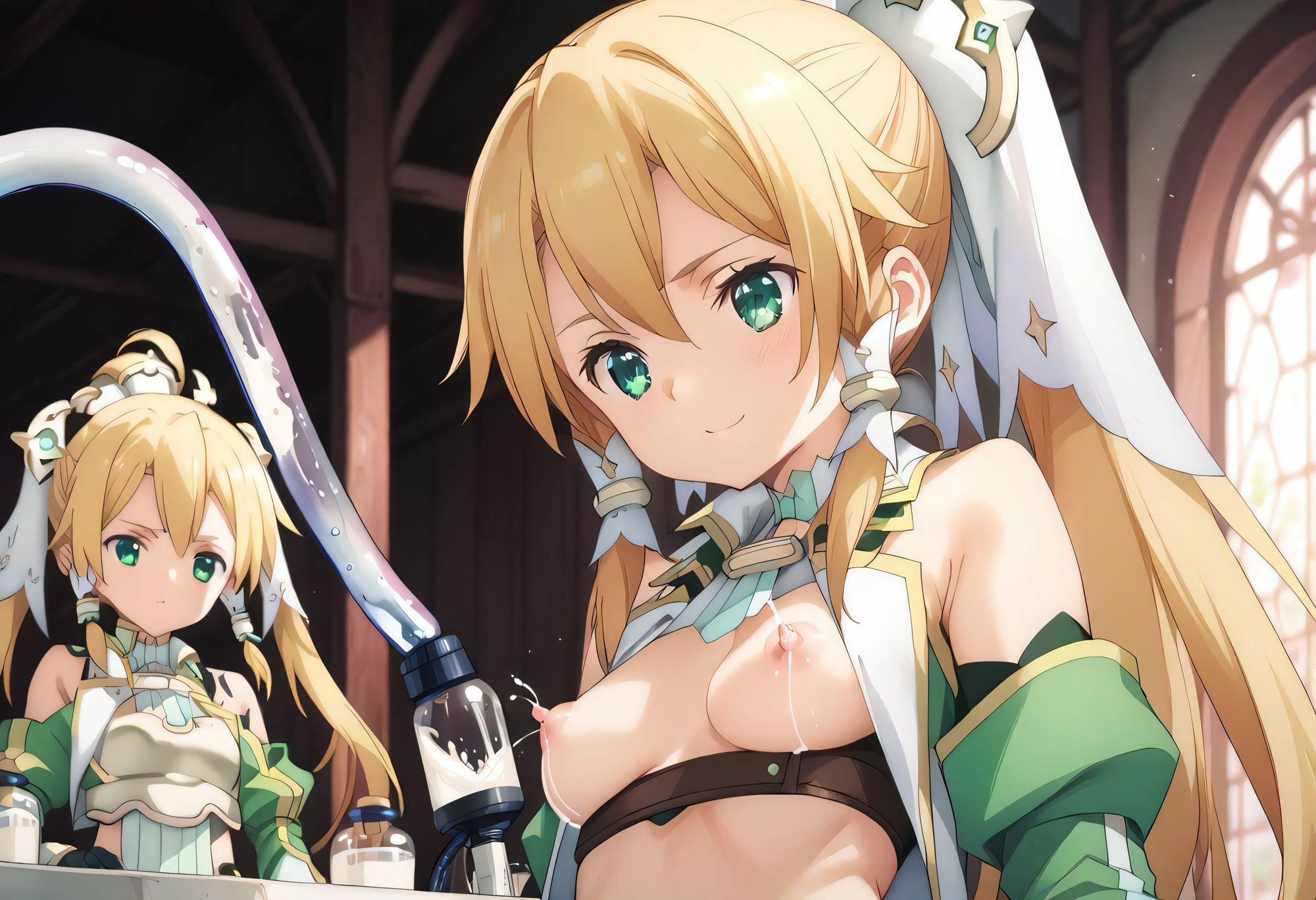 サンプル画像2:尋常ならざる 搾乳力(エロリトラ) [d_492439]