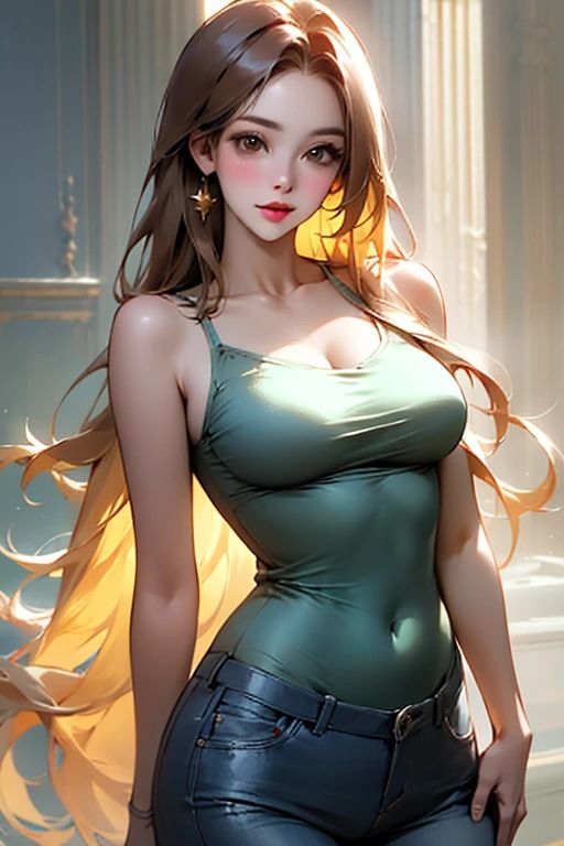 【AI美女:イラスト集15】AI Beauty: naked sexy women posters anime 画像4