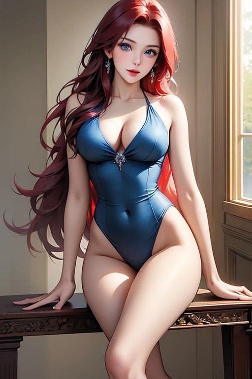 【AI美女:イラスト集20】AI Beauty: naked sexy women posters anime 画像4