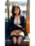 巨乳OL電車ミニスカストッキングパンチラ画像集 画像5