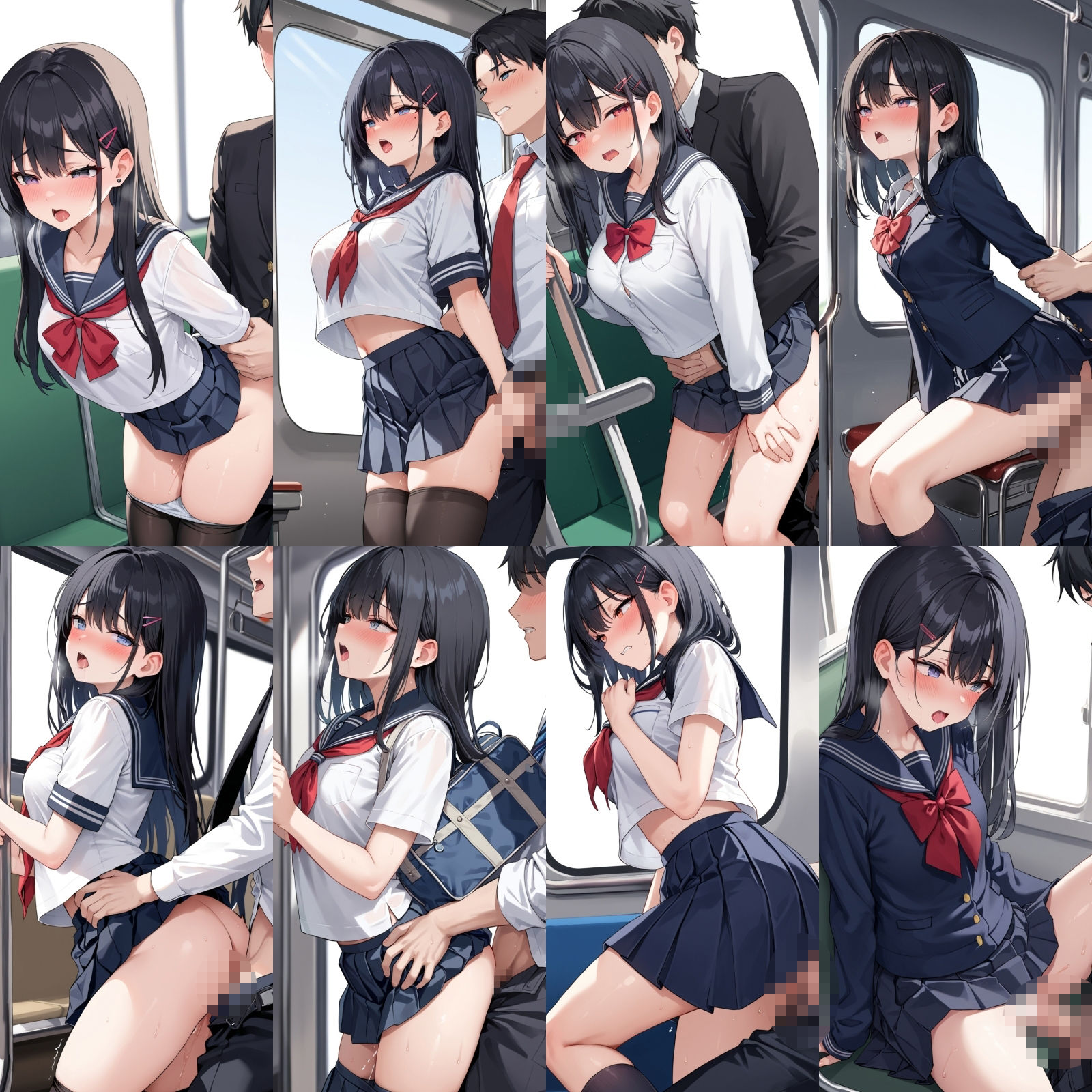 ー精〇ぶっかけまくりの痴●ー女子〇生に電車で種付け 画像4