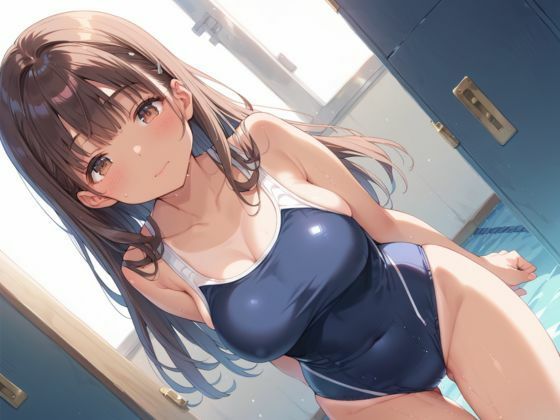 サンプル画像3:でかおっぱいなスク水女子校生と即ハメ・ヤリまくり 部活性活(はれんちまん) [d_494274]