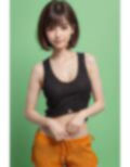 AI美女写真集 ほほえみセレクション＃11 ニットのショートヘア美女 画像2