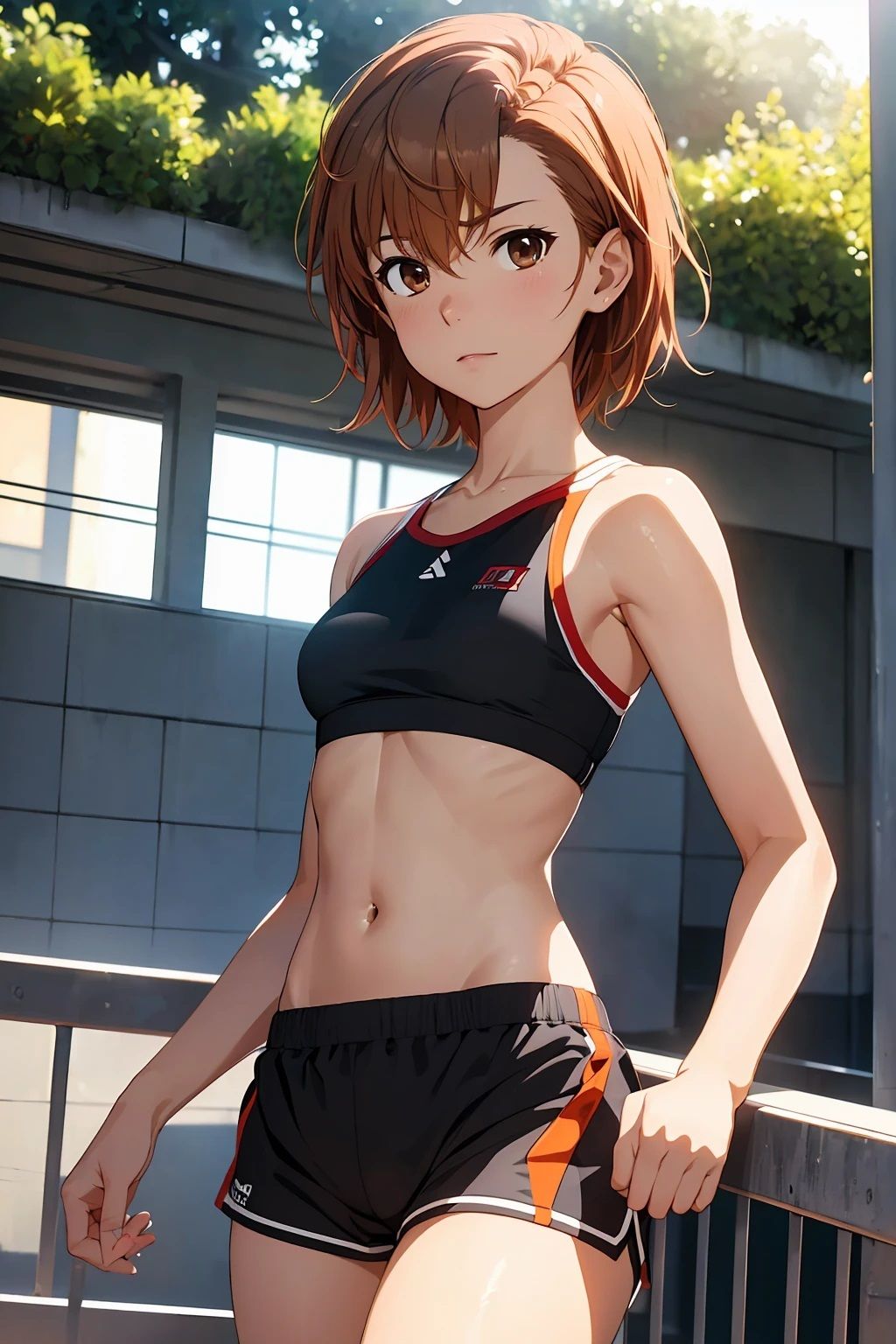 サンプル画像1:御坂〇琴  スポブラとおっぱい（62枚）(ひぐまアート) [d_494362]