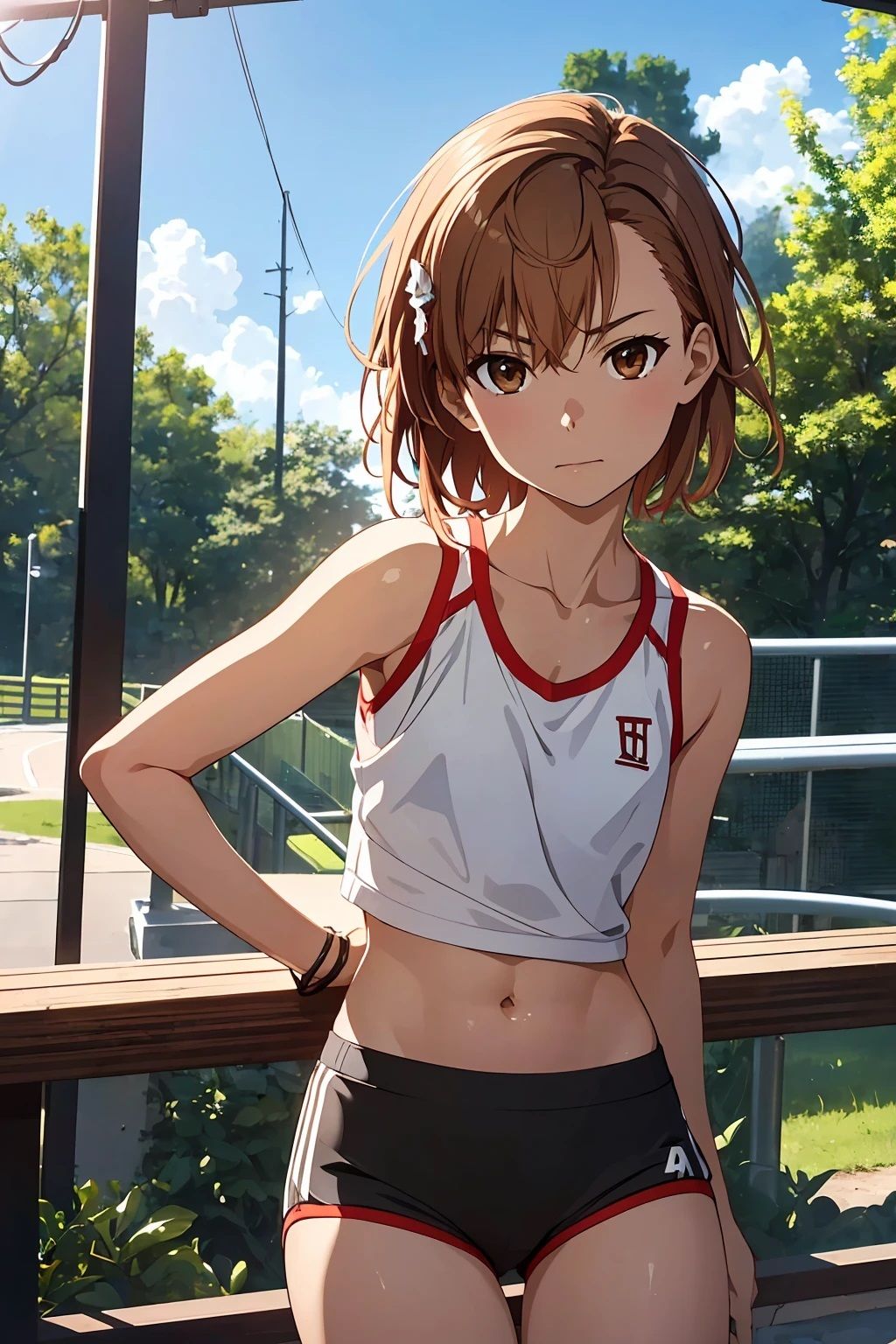 サンプル画像1:御坂〇琴  サイクリング部（85枚）(ひぐまアート) [d_494366]