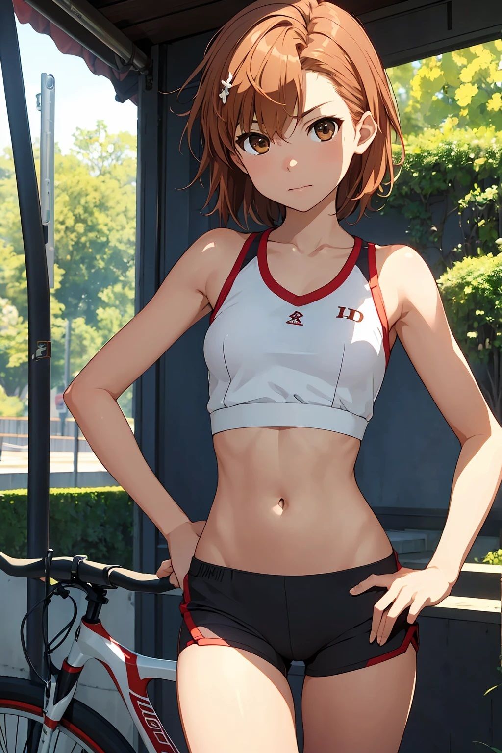 サンプル画像2:御坂〇琴  サイクリング部（85枚）(ひぐまアート) [d_494366]