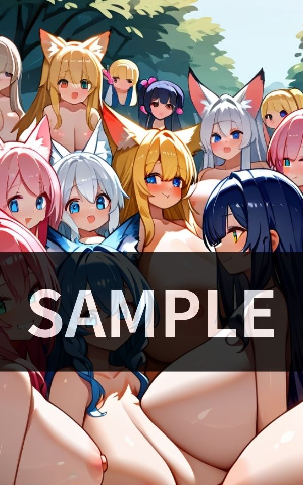 サンプル画像3:狐たちの住む秘境の地 迷い込んだら絶対に帰れない ハーレムおっぱい(エロティーク) [d_494577]