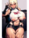 AIグラビアCG集 爆乳ギャルティファ★ザーメンギャル便器 画像4