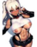 AIグラビアCG集 爆乳ギャルティファ★ザーメンギャル便器 画像6