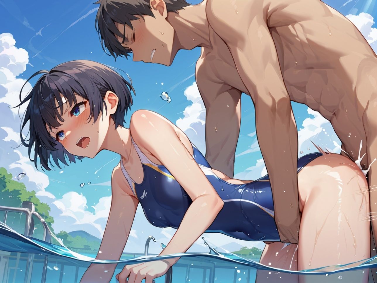 サンプル画像2:無責任孕ませ〜スク水着たままボクの子供を孕ませるのが夢なんだ〜(シェルアンドハウンド) [d_494914]