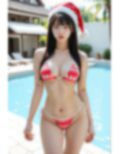 santa hat＋bikini， 画像1