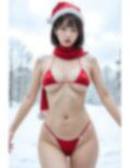 santa hat＋bikini， 画像8