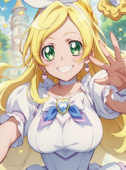 スイートプリキュアのキュアリズムから送られてきた自撮り写真 画像1