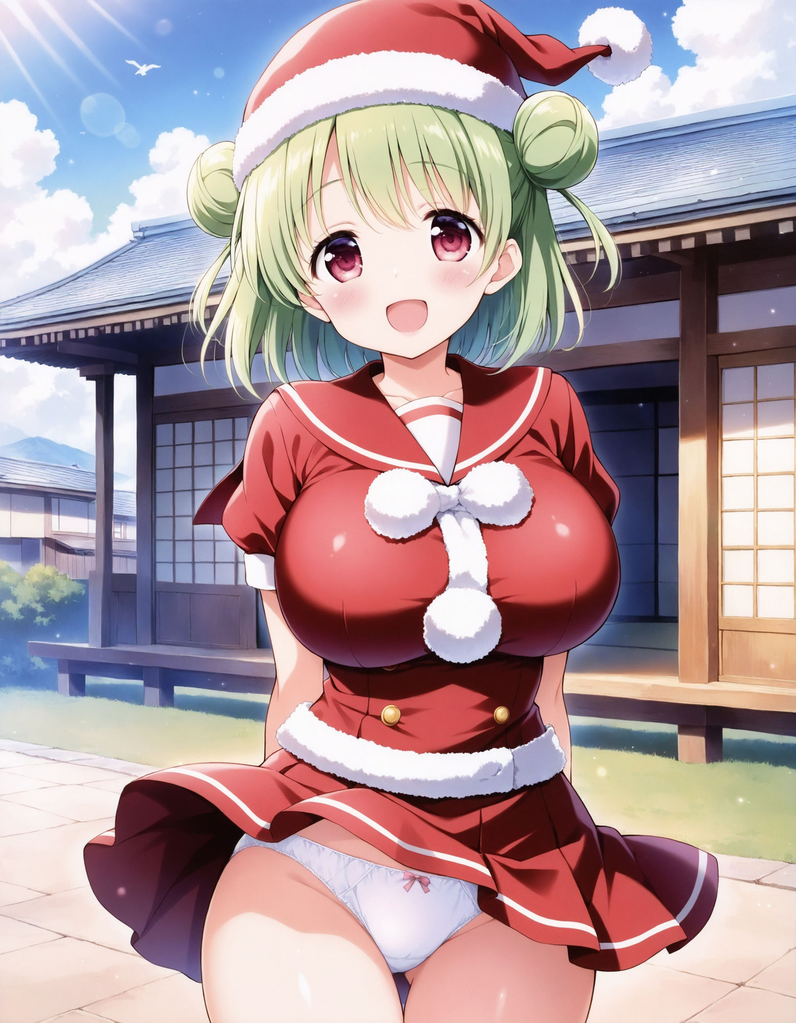 サンプル画像4:セーラーサンタのパンチラ(D.P.H.) [d_495830]