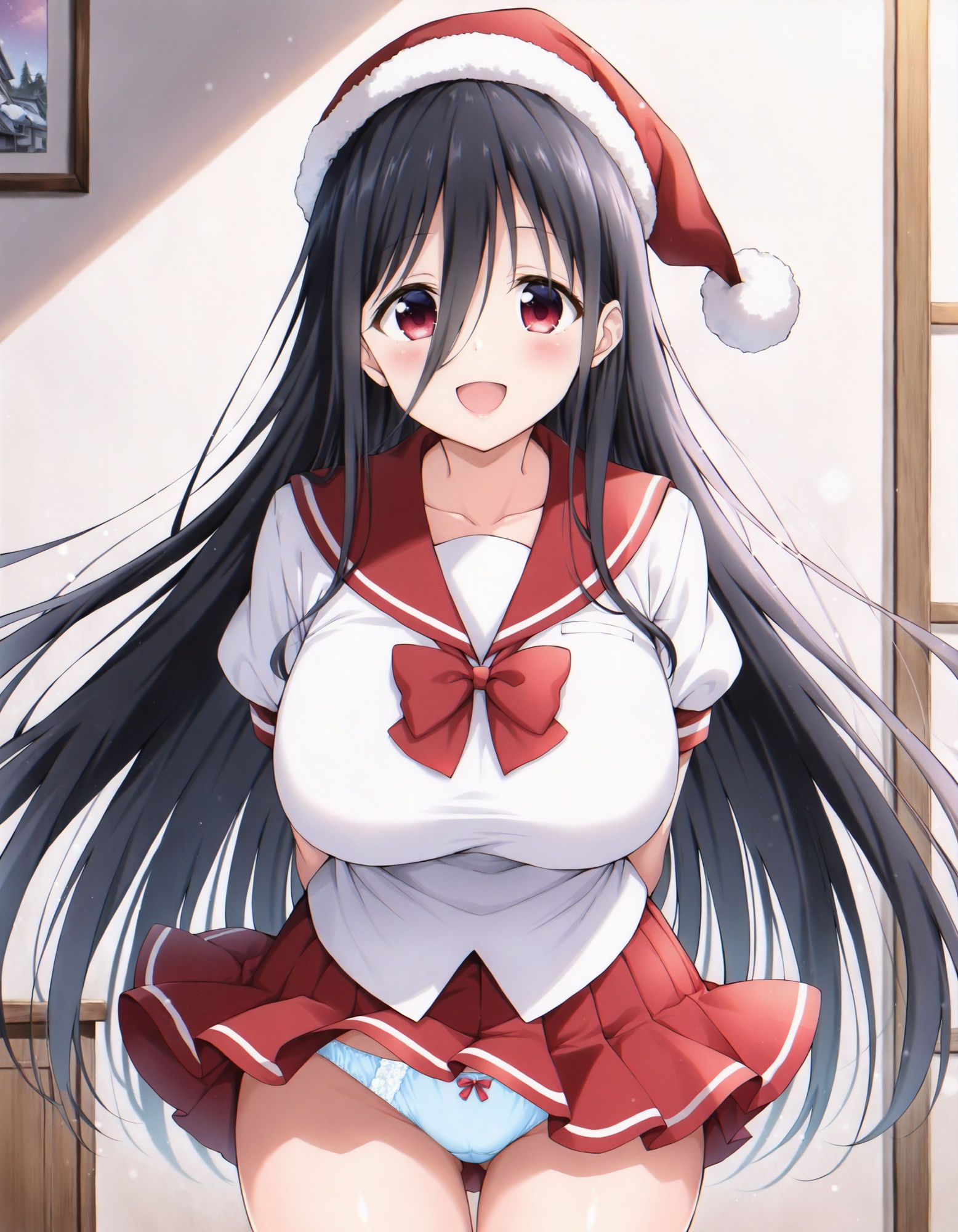 サンプル画像5:セーラーサンタのパンチラ(D.P.H.) [d_495830]