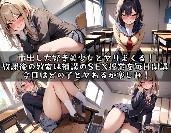 学級委員JKの秘密！中出し大好き！放課後は教え子言いなりJKとSEX三昧 画像1