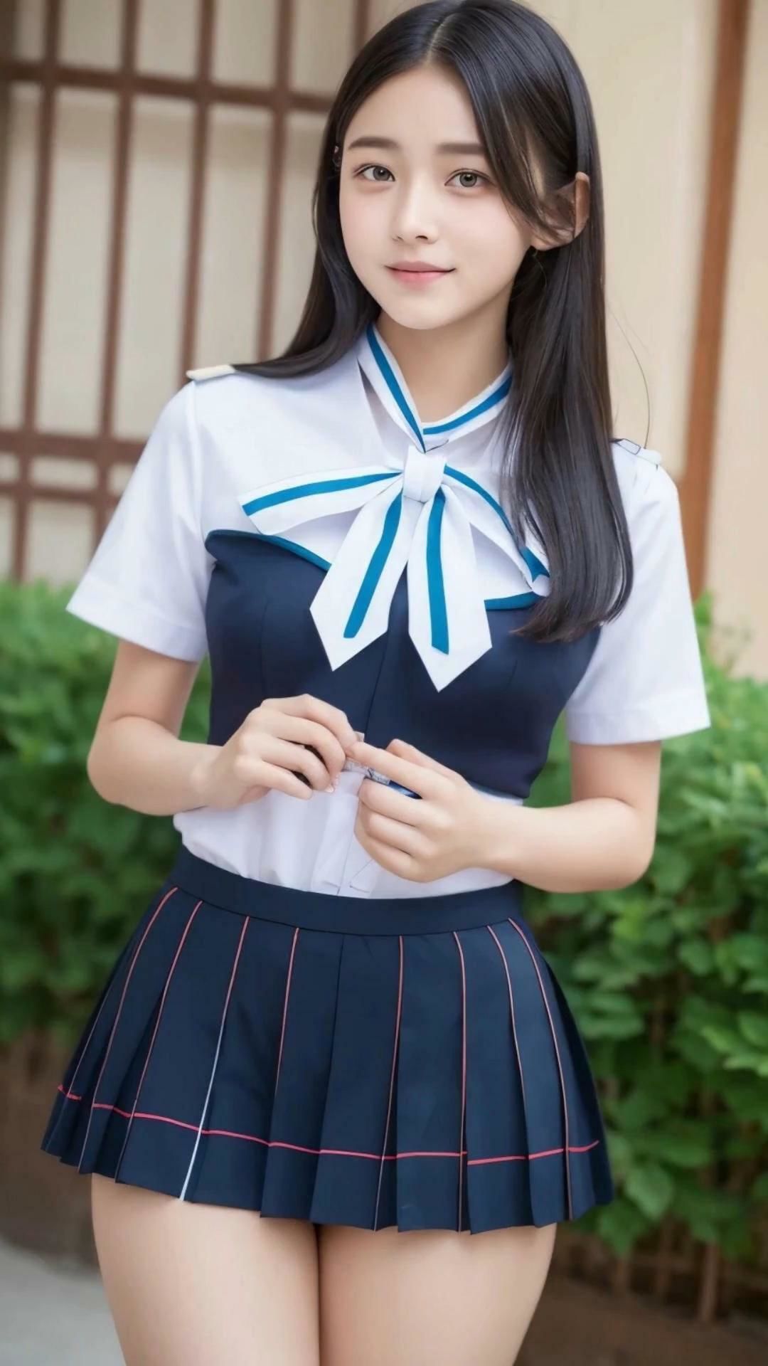 裸になあれ！  かわいい女子校生編制服ダンス12