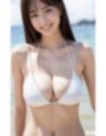 白ビキニ  ビーチの彼女 画像2