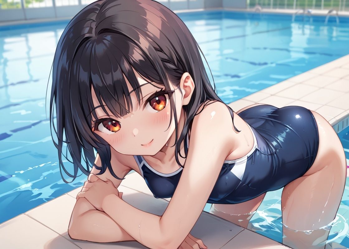 スク水女子にありふれたふつうの性指導 画像2