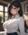 欲求不満の巨乳人妻 画像1