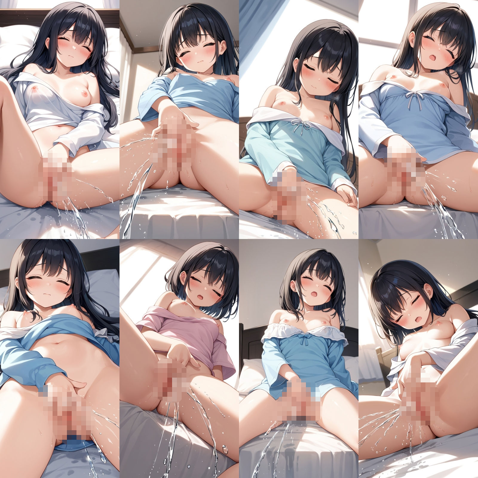 サンプル画像4:オフショルダーがエッチな綺麗系彼女-休日の幸せエッチ-【500枚】(女子高生) [d_496497]