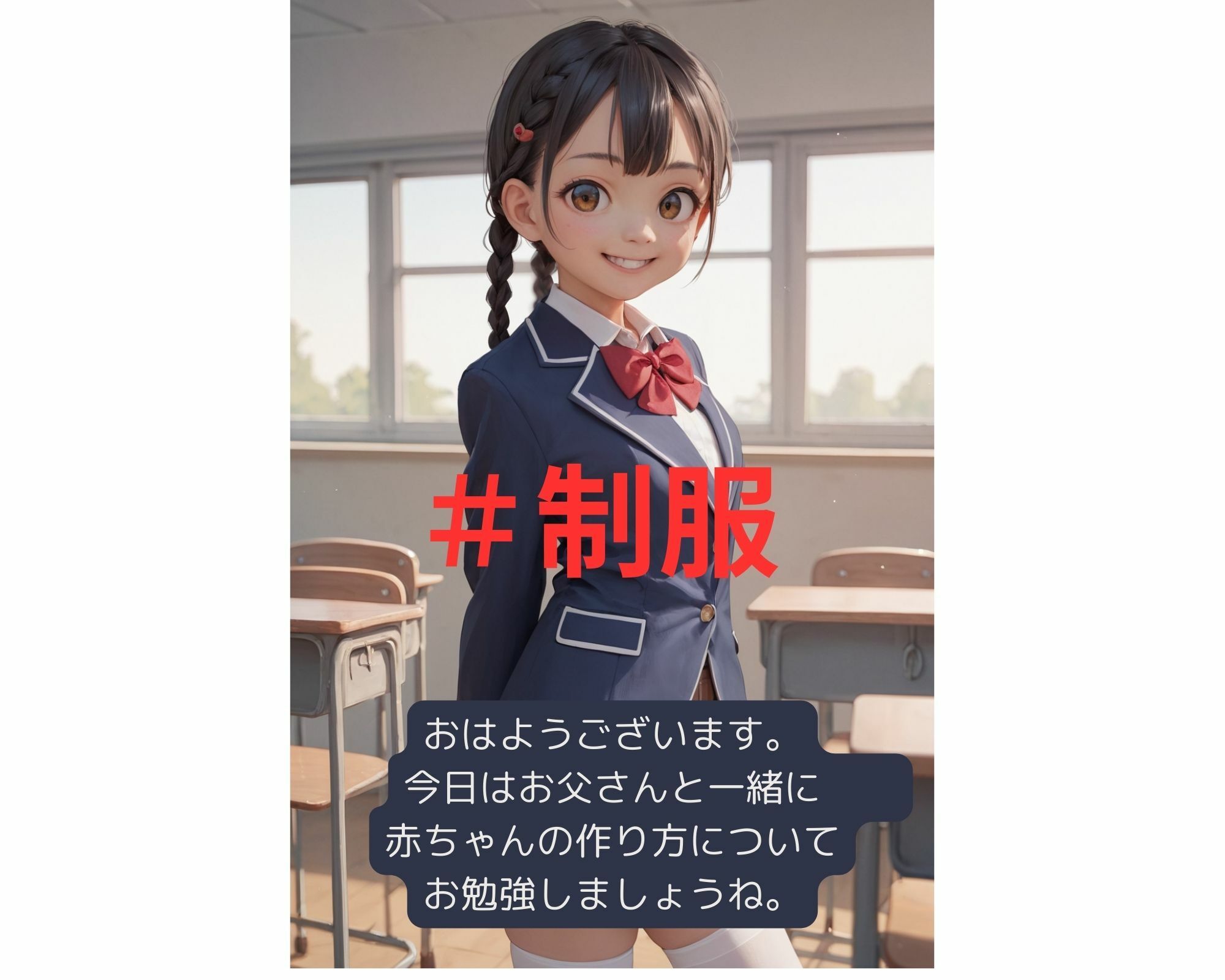 父親参観日 「赤ちゃんの作り方を学ぼう」 ちっぱい ロリっ子 シリーズ 画像1