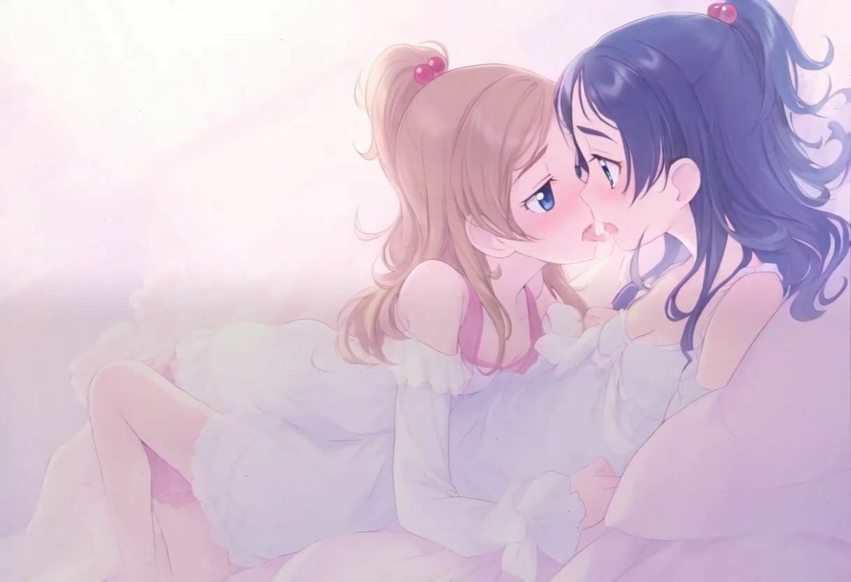 美少女たちの百合キスと女神たちのダブルフェラ 画像8